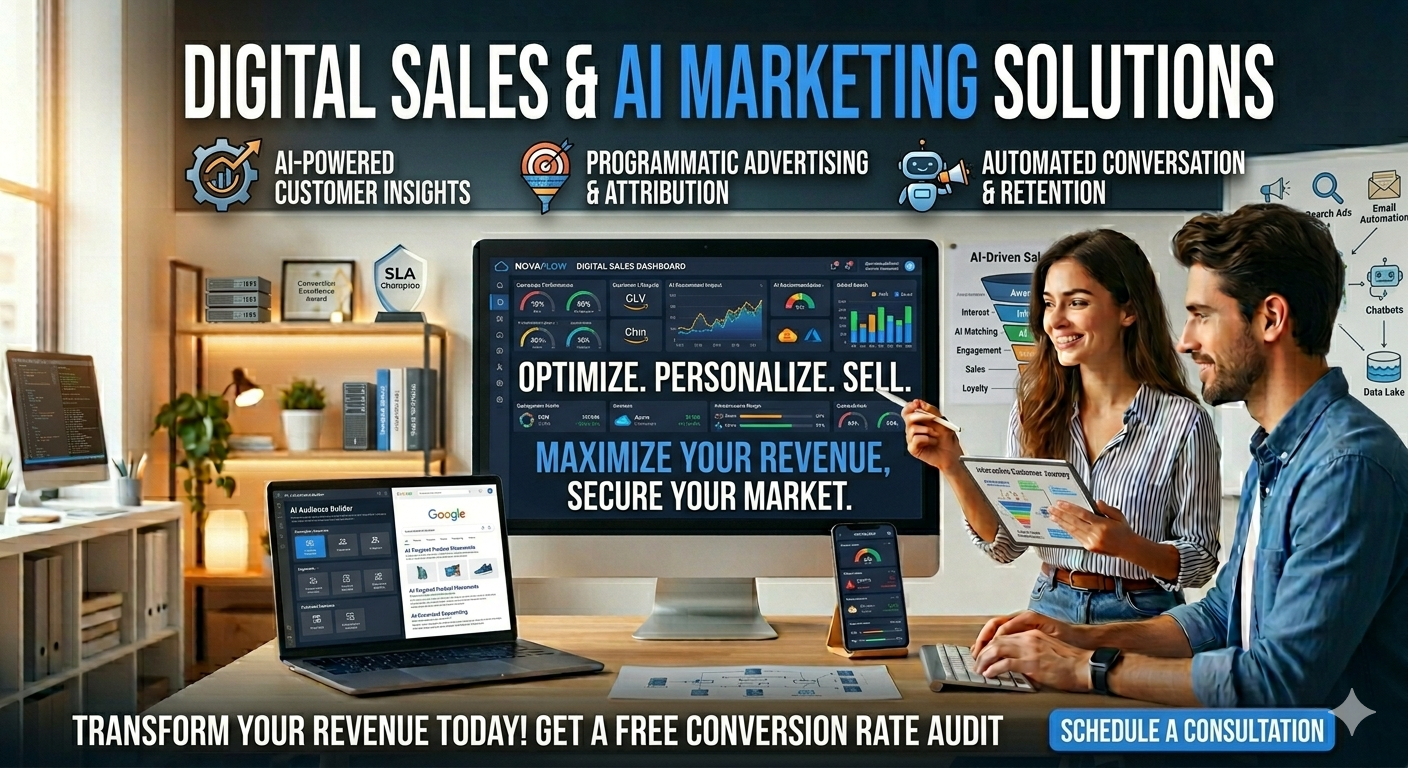 Gemini_Generated_Image_83kvjk83kvjk83kv Stop Guesswork. Build Smarter Sales & AI Marketing Systems That Scale. Discover the core sales and AI marketing strategies every business must understand before scaling revenue and customer acquisition. - Image 1
